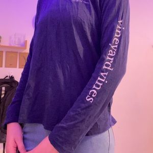 Blue vineyard vines shirt